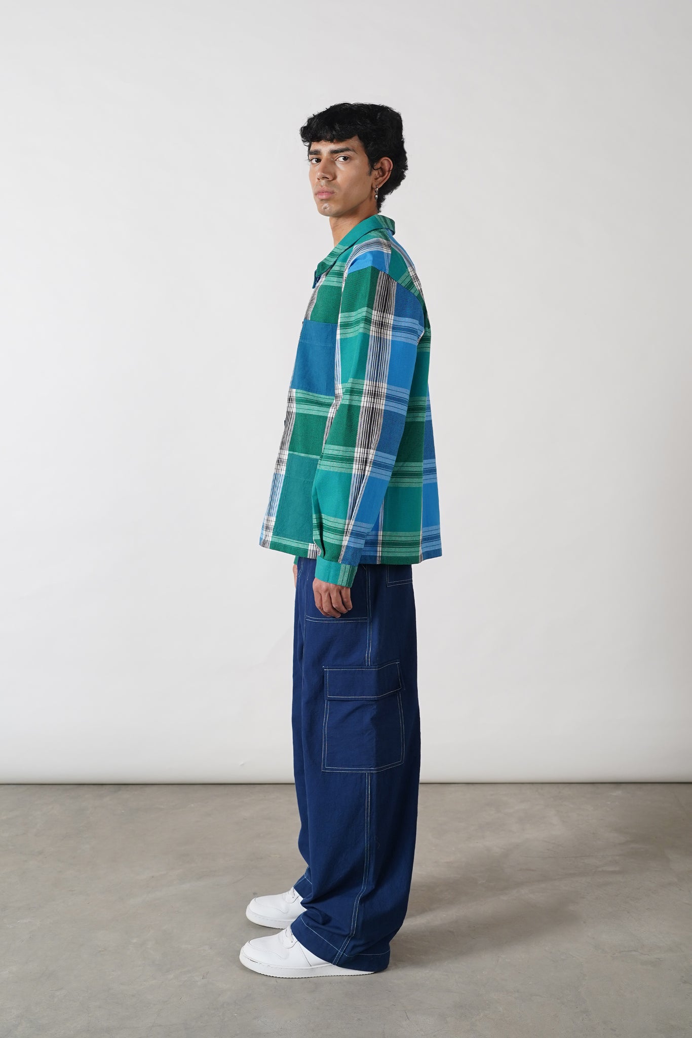 Maldives Plaid Worker Jacket