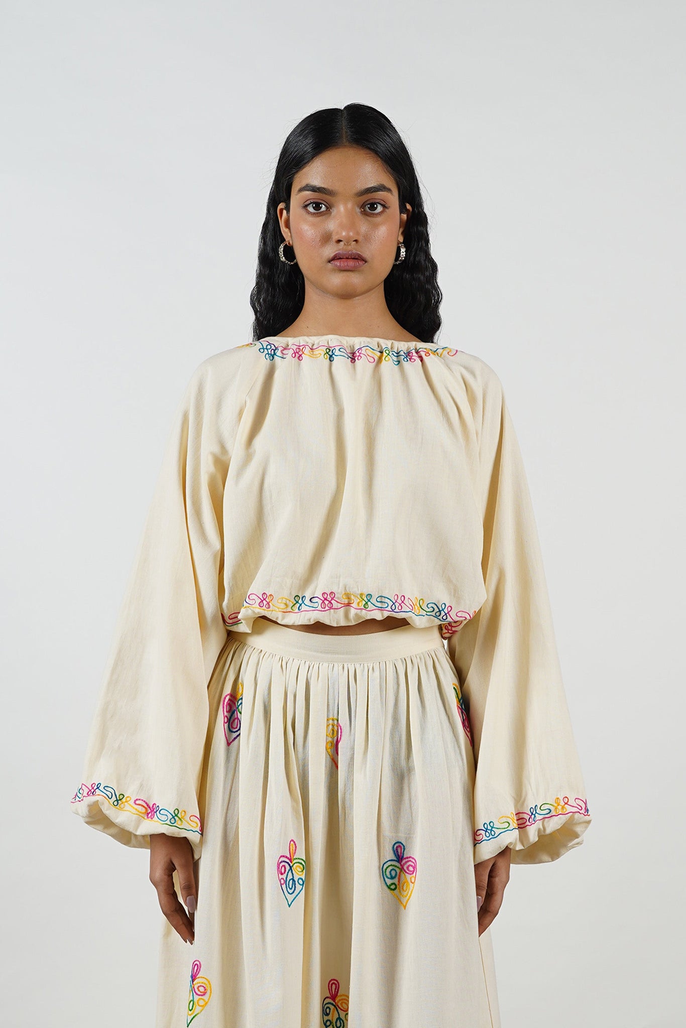 Rumaal Embroidered Top - 2X