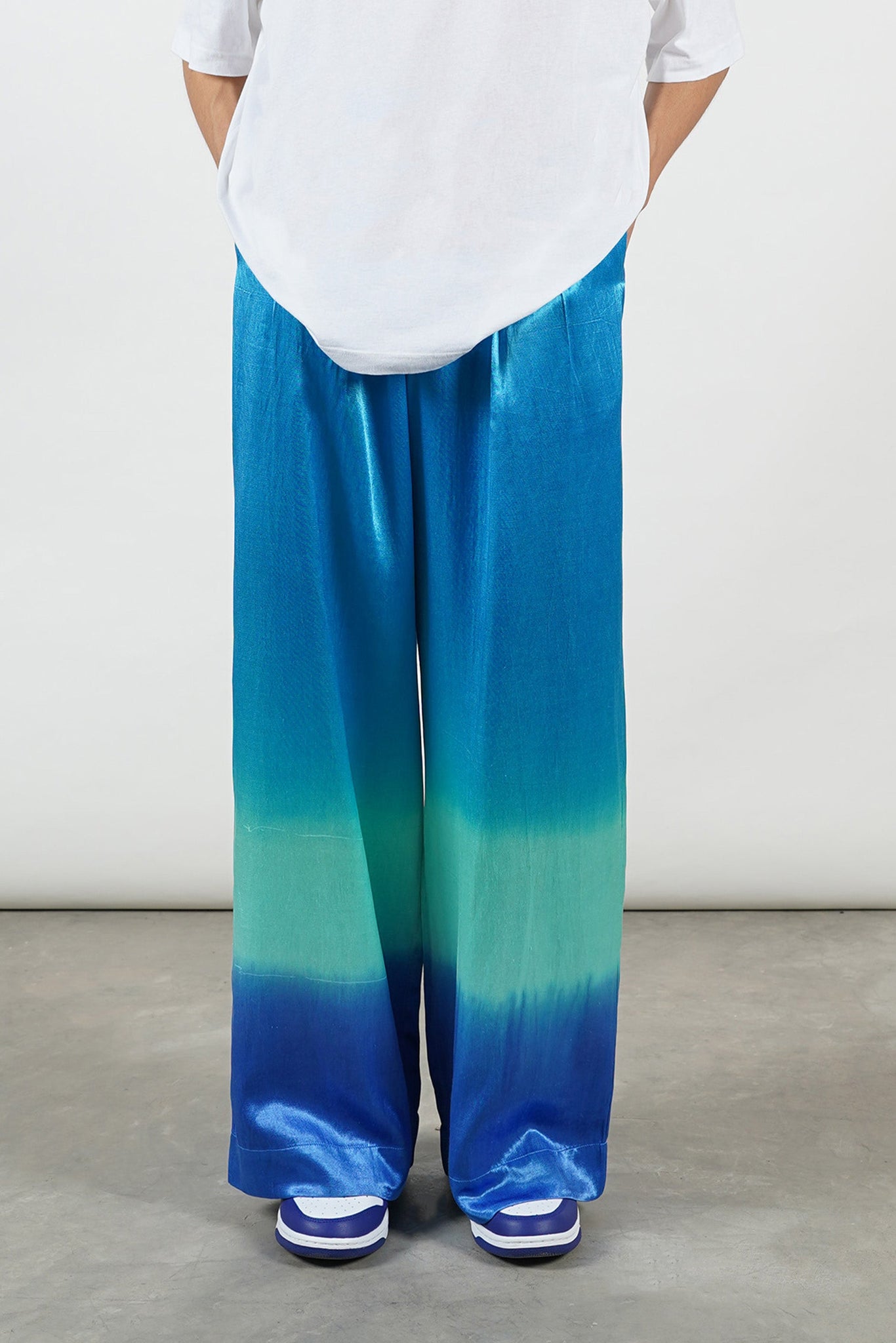 Icy Blue Dip Trousers