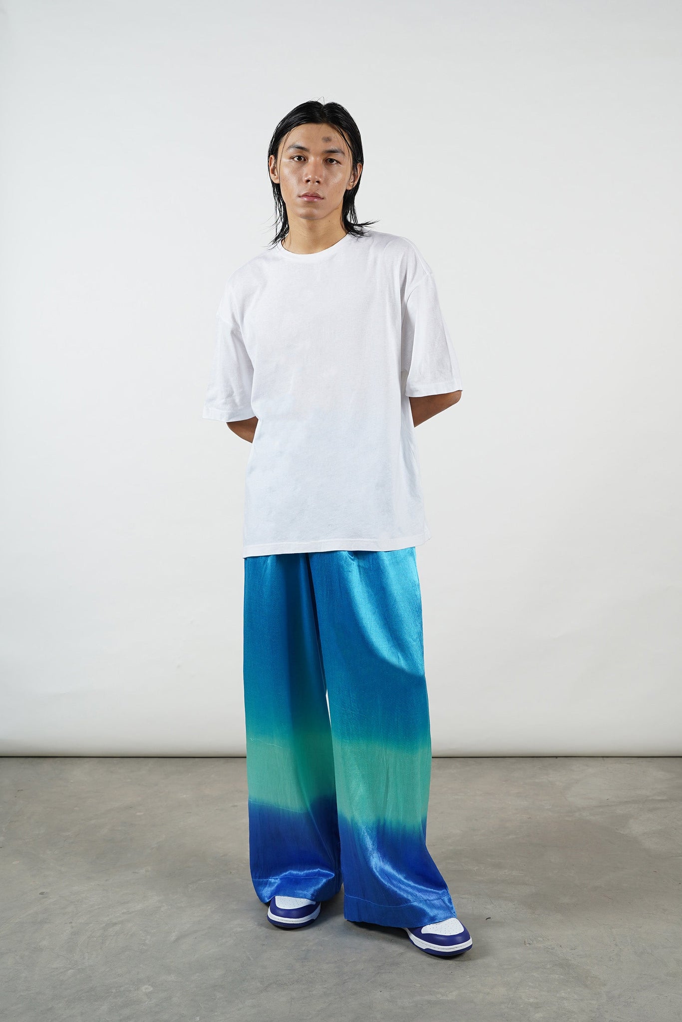 Icy Blue Dip Trousers