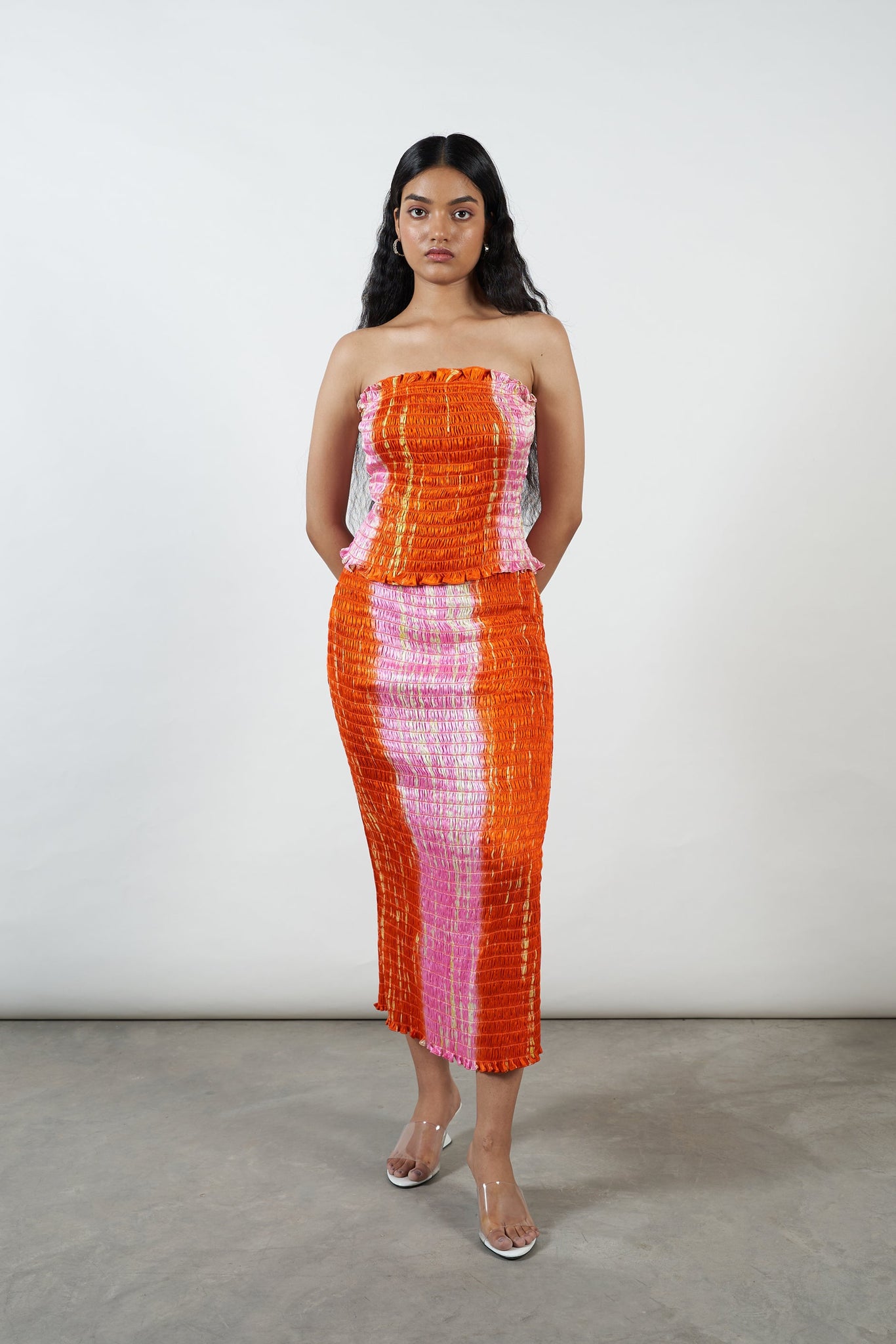 Clementine Smocked Tube Top