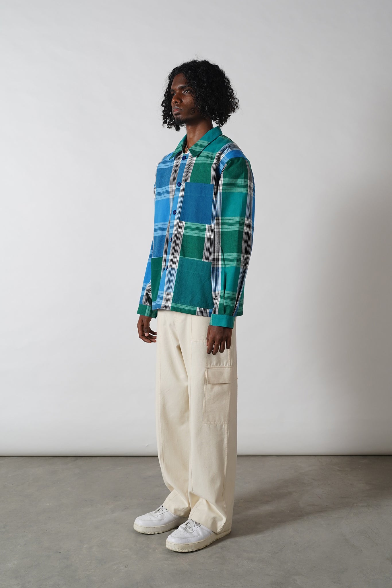 Maldives Plaid Worker Jacket