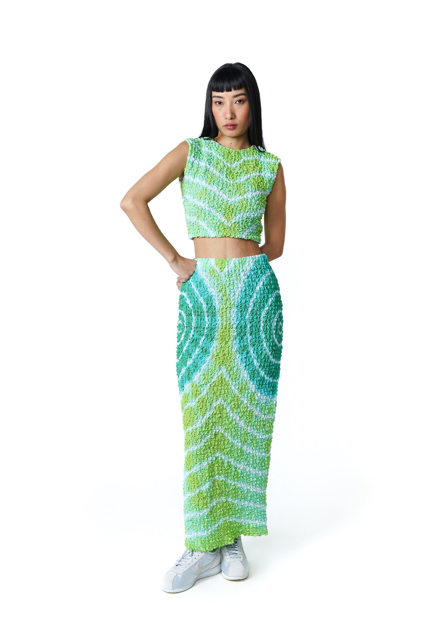 Bubble Smocked BB Top [Lime Light]