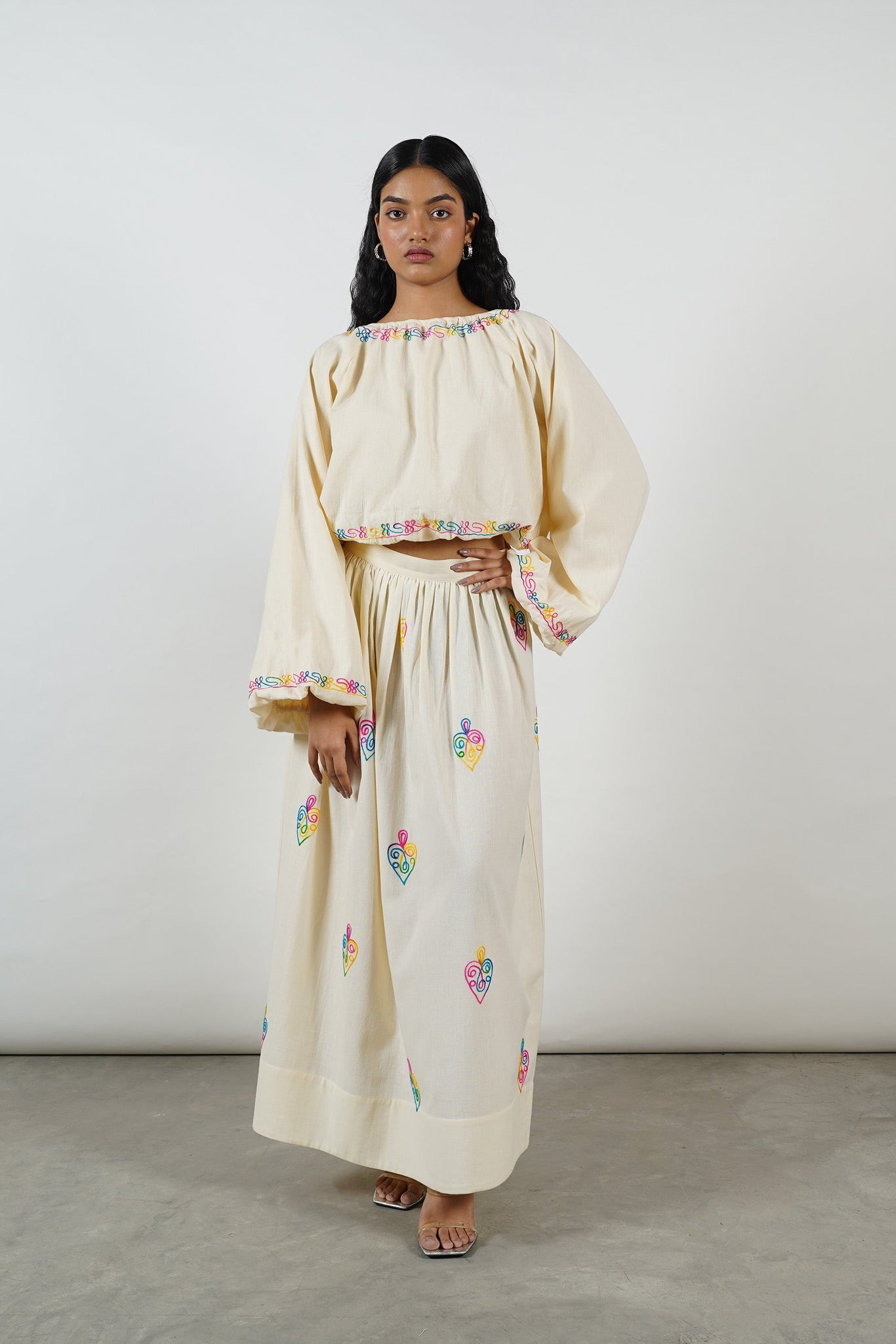 Rumaal Embroidered Top - 2X