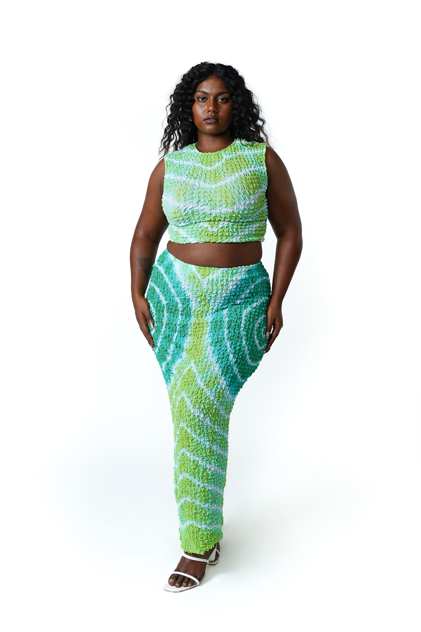 Bubble Smocked BB Top [Lime Light]