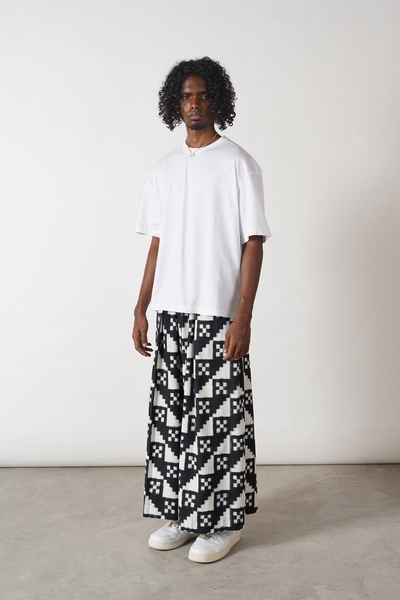 Ikat on Ikat Kickback Pants