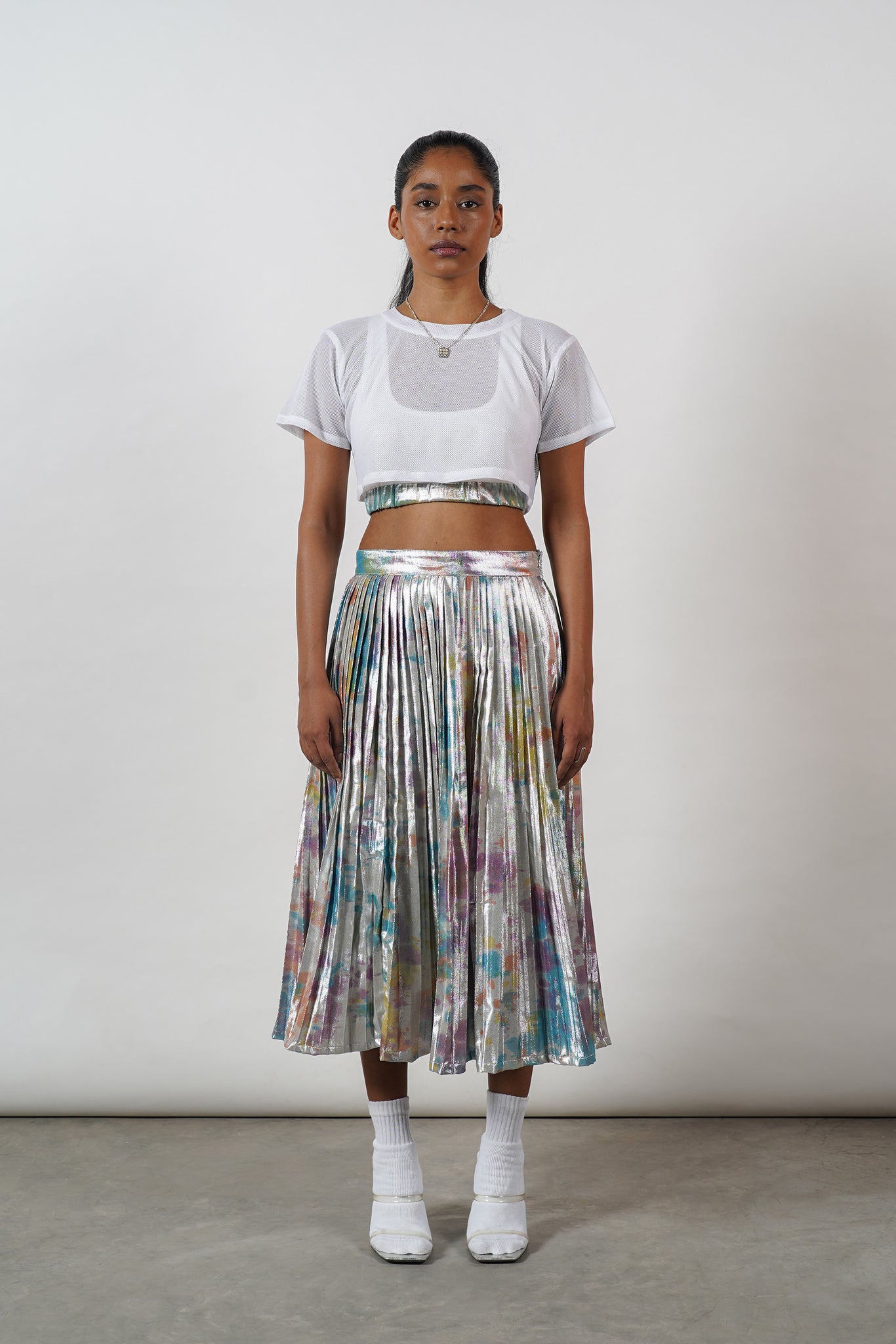 Shimma Pleated Skirt