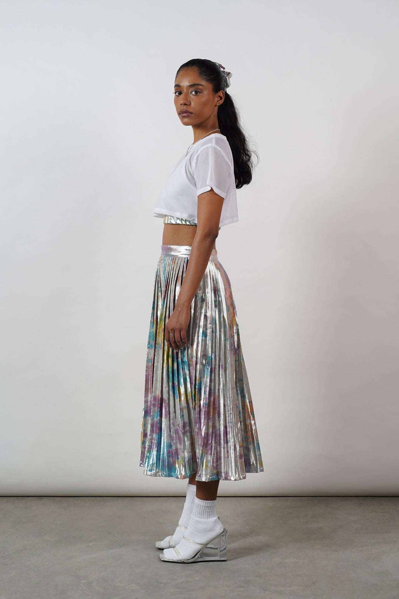 Shimma Pleated Skirt