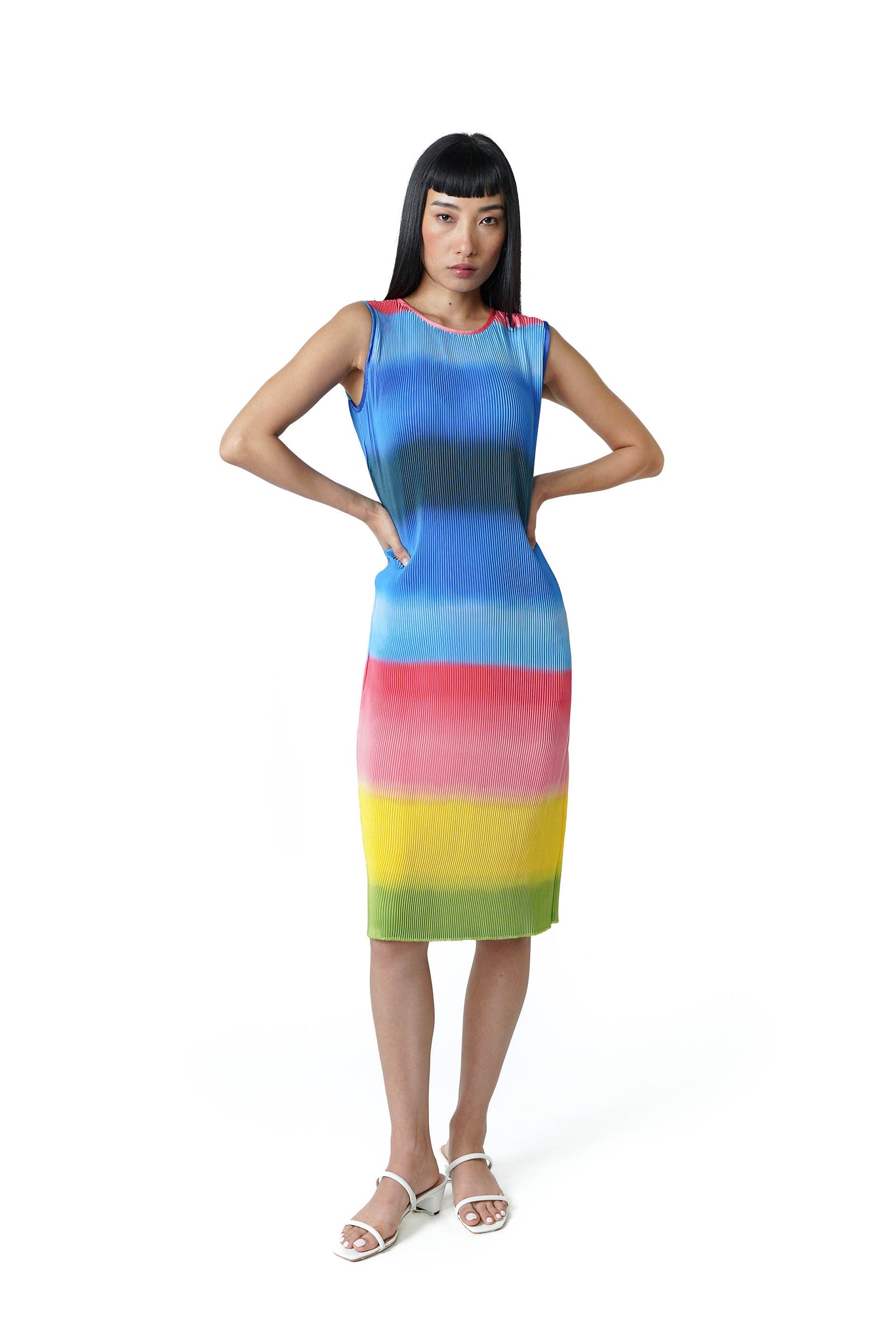 Cassata Pleated Dress [Pleated Multi]