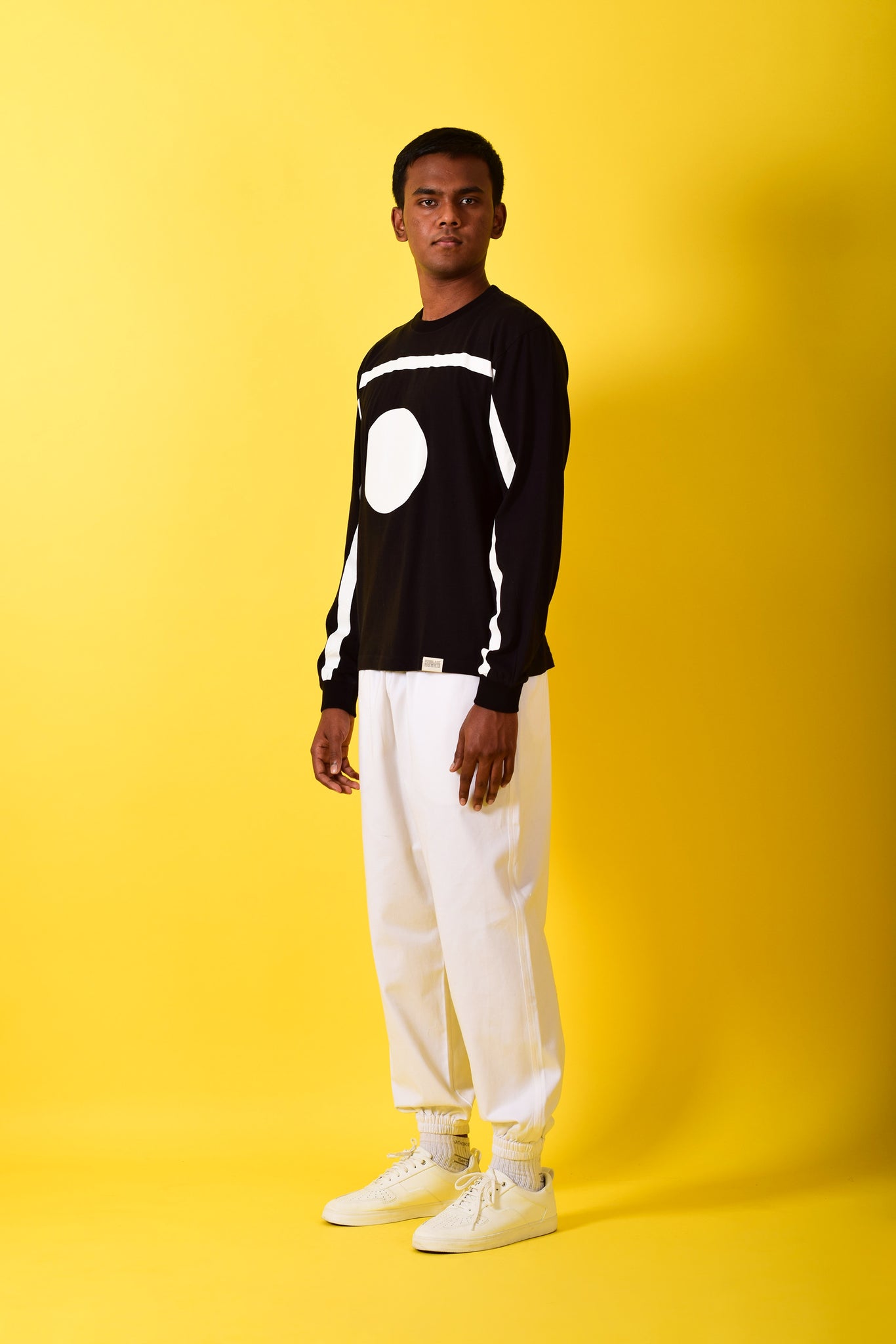 White Alta LS Tee - M, XL