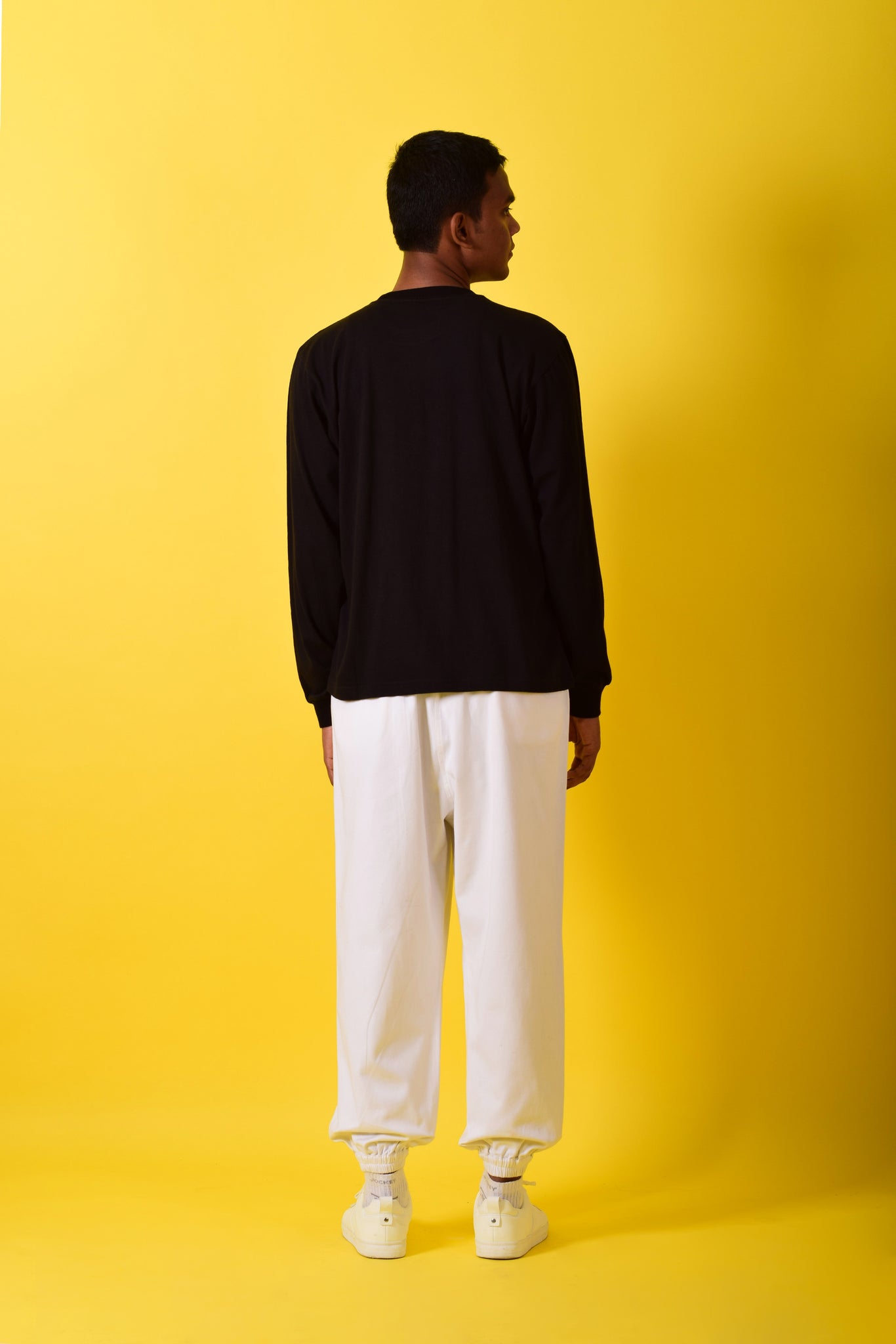 White Alta LS Tee - M, XL
