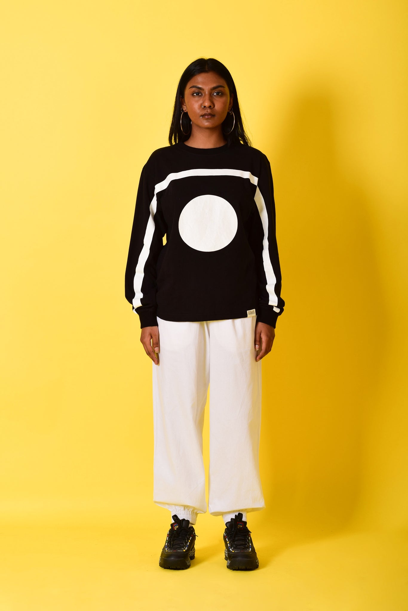 White Alta LS Tee - M, XL