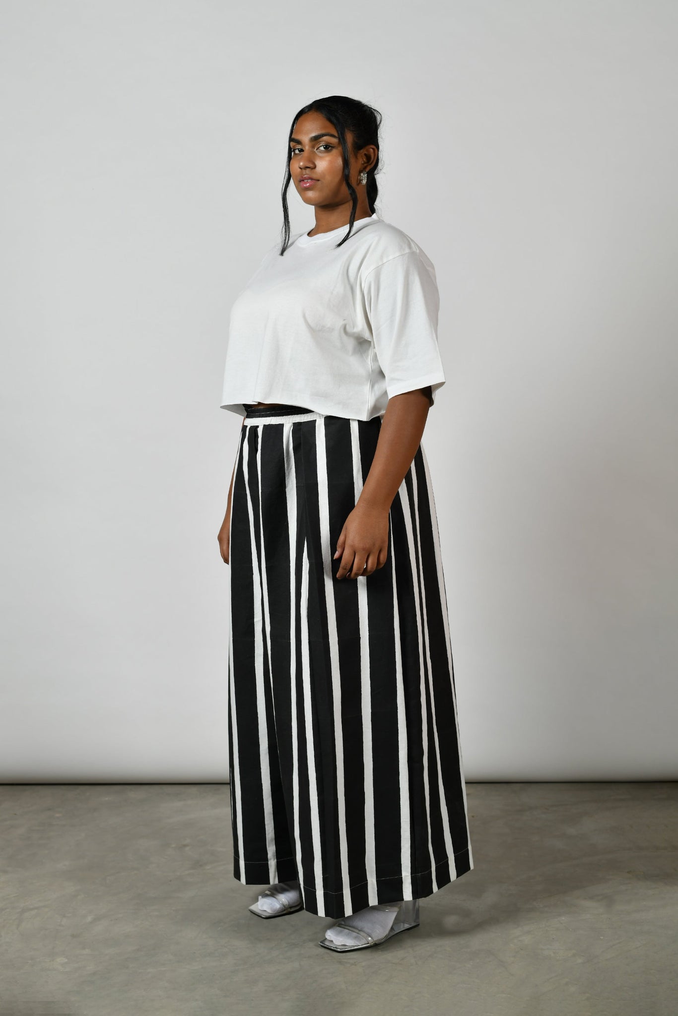 Black or White Kickback Pants